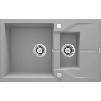 Granitový dřez Granitový dřez Deante ANDANTE ZQN S513 světle šedá