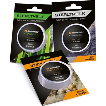 Šňůra Stealth Silk Stripper 25 lb / 10 m gravel