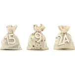 PartyDeco Adventní kalendář pytlíčky