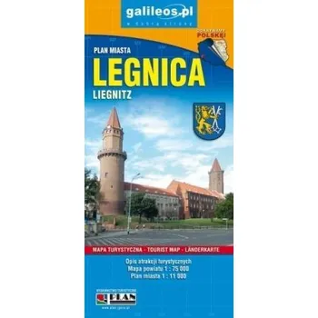 Literární cestopis Plan miasta - Legnica/powiat 1:11 000/1:75 000 w.V - Praca zbiorowa
