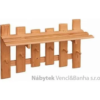 Věšák dřevěný závěsný věšák z masivu drewfilip 20