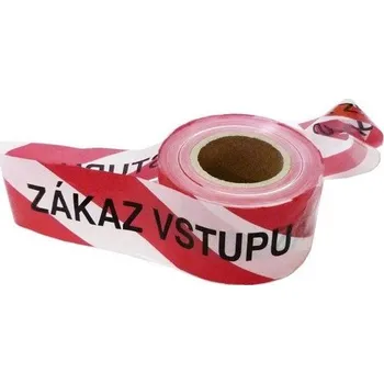 Zábavní pyrotechnika Ohraničovací páska červeno / bílá - zákaz vstupu 250m