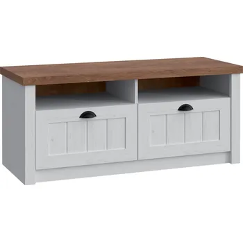 Televizní stolek Eoshop RTV stolek Provence KWL, bílá borovice / dub lefkas, lamino