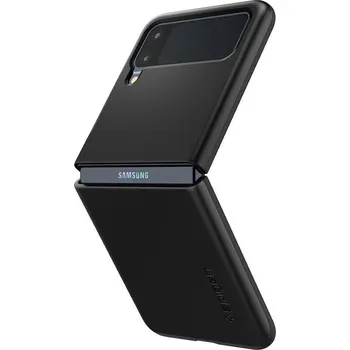 Pouzdro na mobilní telefon Spigen Thin Fit pro Samsung Galaxy Z Flip3 černé