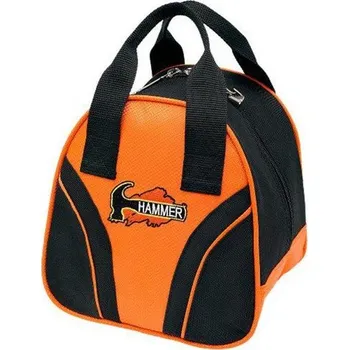 Taška na bowlingovou kouli TAŠKA NA JEDNU KOULI PLUS 1 ČERNÁ/ ORANŽOVÁ