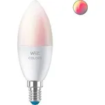 WiZ Colors 8718699787097 inteligentní LED žárovka E14 | 1x4,9W | 470lm | 2200-6500K | RGB + K nákupu nad 3000 Kč dárek zdarma