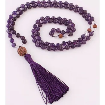 Mala ametyst a rudrakša