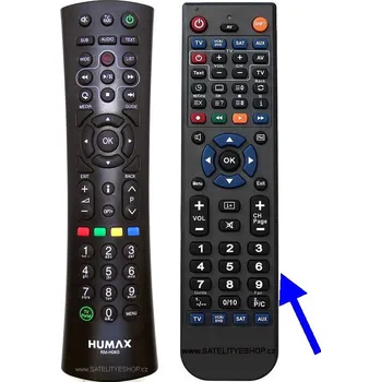 Humax UD-FOX/HD dálkový ovladač náhradní