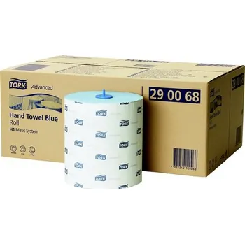 Papírový ručník Ručníky Tork Advanced H1 v Matic roli, papírové, modré. 6ks, 150m