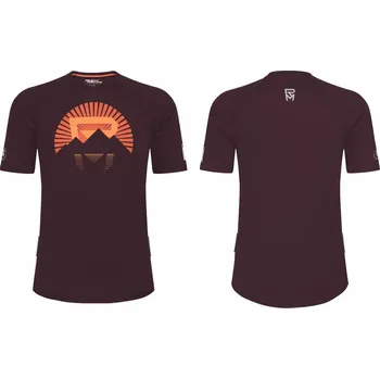 cyklistický dres dres ROCK MACHINE Enduro červený