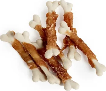 Pamlsek pro psa Salač Kalciová kost obalená kuřecím masem 250 g