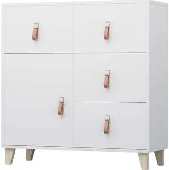 Komoda Eoshop Komoda 4S1D Vigo, Bilá