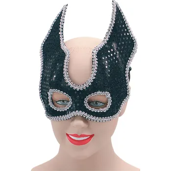 Karnevalová maska bristolMaska Fantom - černostříbrná škraboška