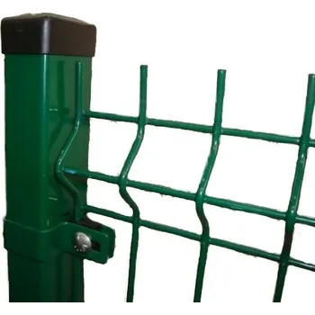 Příslušenství pro plot Panel 3D ULTRALIGHT - délka 250 cm, výška 103 cm PVC zelená 6005