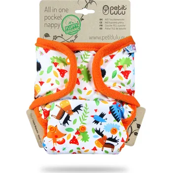 Plenkové kalhoty Petit Lulu s.r.o. Lesní pohádka - All In One kapsová plena pat