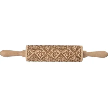 Váleček na těsto Orion 141253 38 cm zvonečky