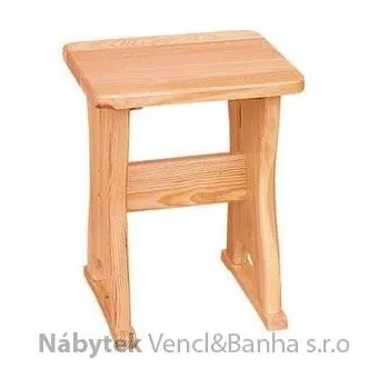 Jídelní židle dřevěný taburet z masivního dřeva borovice drewfilip 12