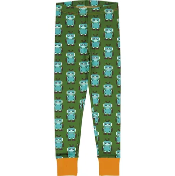 Dívčí legíny Dětské legíny s manžetou Robot Maxomorra Velikost: 62/68