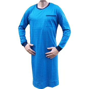 Pánská noční košile xcena Pánské nk s dlouhým rukávem Velikost: XXXXXL