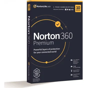 Antivir Norton 360 Premium 75 GB VPN elektronická verze