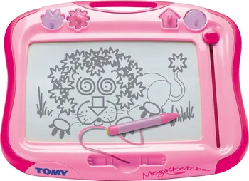 Magnetická kreslící tabulka Tomy Megasketcher Kreslící tabulka růžová