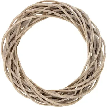 Věnec VĚNEC PROUTÍ - ŠEDÁ Velikost: 15 cm