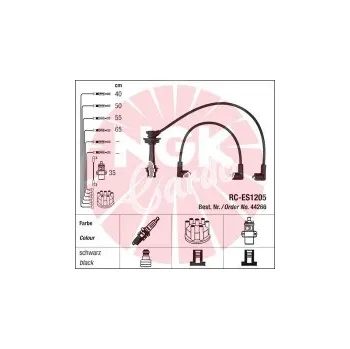 Zapalovací kabel Sada kabelů pro zapalování NGK RC-ES1205