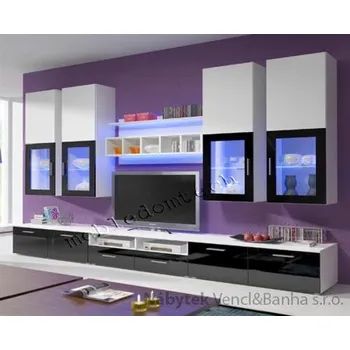 Obývací stěna sestava nábytku obývací stěna z dřevotřísky Alfa karol