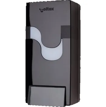 Dávkovač mýdla Dávkovač Celtex na tekuté mýdlo i dezinfekci, černý, 0,9l, na dolévání