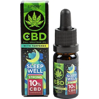 CBD Euphoria CBD olej Sleep Well 10 % 10 ml