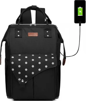 Přebalovací taška Kono Přebalovací batoh na kočárek s USB portem