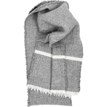 Šála Lapuan Kankurit Merino šál Tanhu, světle šedo-bílý