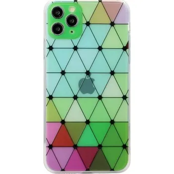 Pouzdro na mobilní telefon Měkký kryt se vzorem vitráže pro iPhone 11 Pro - zelený