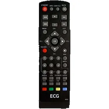 Dálkový ovladač Dálkový ovladač DVB-T ECG DF00 ČERNÝ