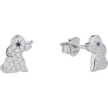 Náušnice Bealio BEALIO Stříbrné náušnice PEJSEK 03-08368-0759