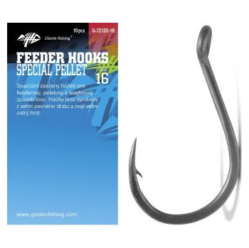 Rybářský háček Giants fishing Háček s očkem Special Pellet Feeder 10ks