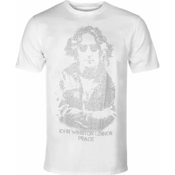 Pánské tričko Tričko metal pánské John Lennon - Peace - ROCK OFF - JLTS19MW