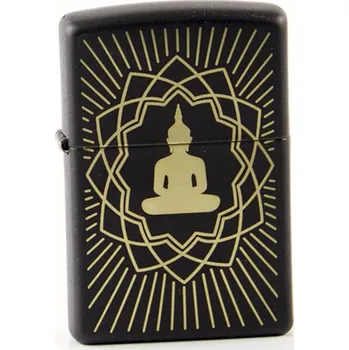 Zippo schwarz gelasert"Budha"60002046