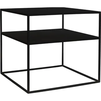Konferenční stolek Nordic Design Černý kovový konferenční stolek Moreno II. 50 x 50 cm