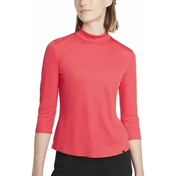 Pánské tričko Nike Dri-Fit UV Ace Mock Fusion Red S Polo košile