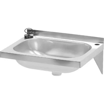 Umyvadlo nerez s úchyty na zeď UM 11
