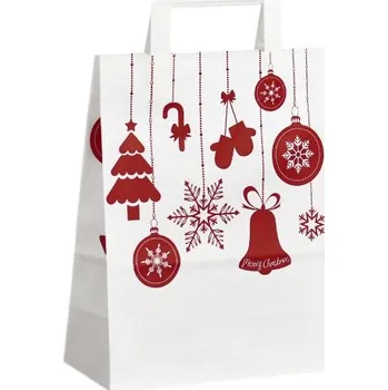 Nákupní taška Vánoční taška Christmas Ornaments 22x10x28 VT022