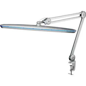 Stojací lampa Šedá stolní pracovní lampa IB-9503 s regulací jasu 117LED