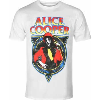 Pánské tričko Tričko metal pánské Alice Cooper - Snakeskin WHT - ROCK OFF - ACTEE17MW - XXL