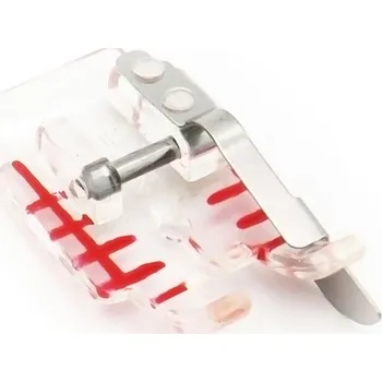 Příslušenství k šicímu stroji Husqvarna-Viking Patka na patchwork 6 mm s vodičem průhledná pro Husqvarnu 412927445N