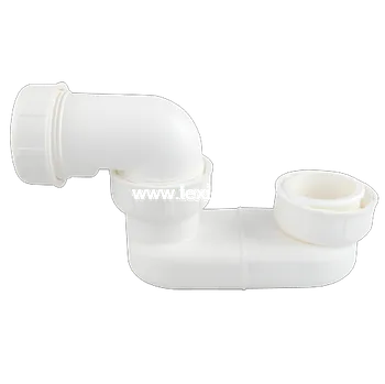 Sifon TEXIM Sifon k vanovému přepadu plochý 6/4" bílý