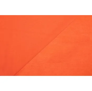 Teplákovina počesaná oranžová 05650/036