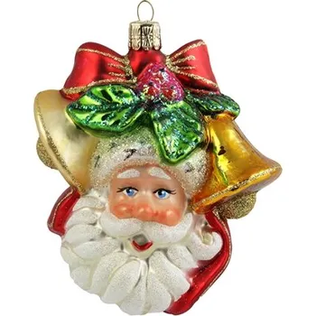 Vánoční dekorace Vánoční figurka Santa s rolničkami