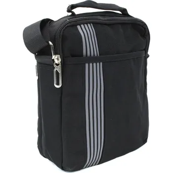 Černá pánská praktická zipová crossbody taška Bertrand