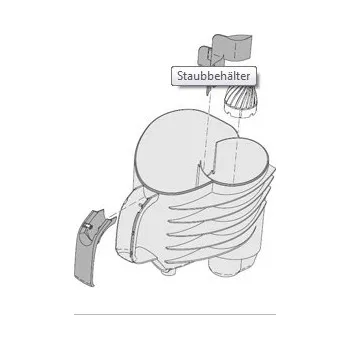 Prachová nádoba k vysavači 432200901111 Philips